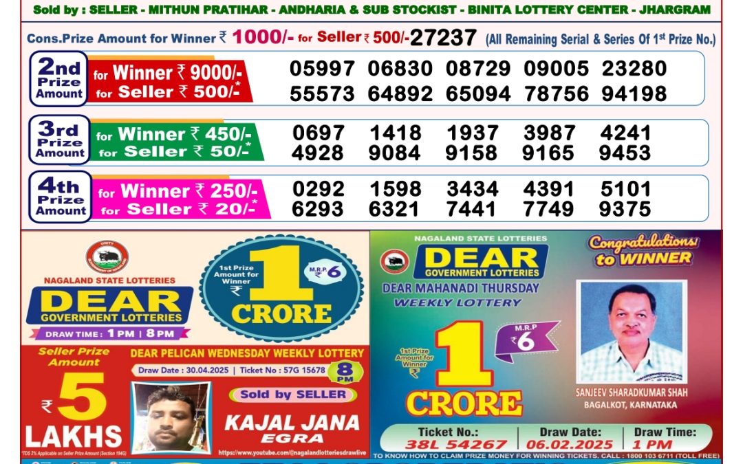 13 Tarikh Ke Lottery Sambad 8PM 13/05/2025