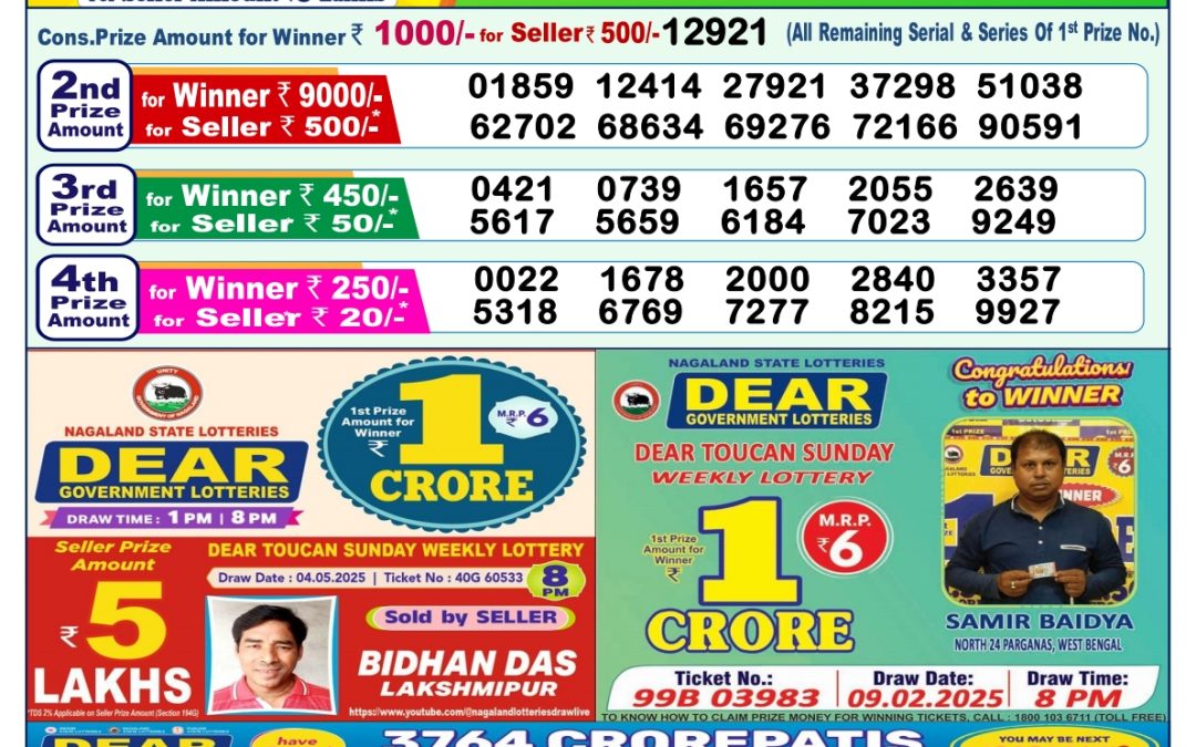 18 Tarikh Ke Lottery Sambad 1PM 18/05/2025