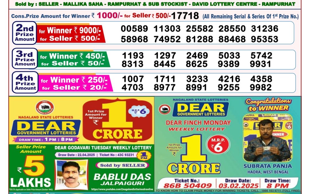 10 Tarikh Ke Lottery Sambad 8PM 10/05/2025