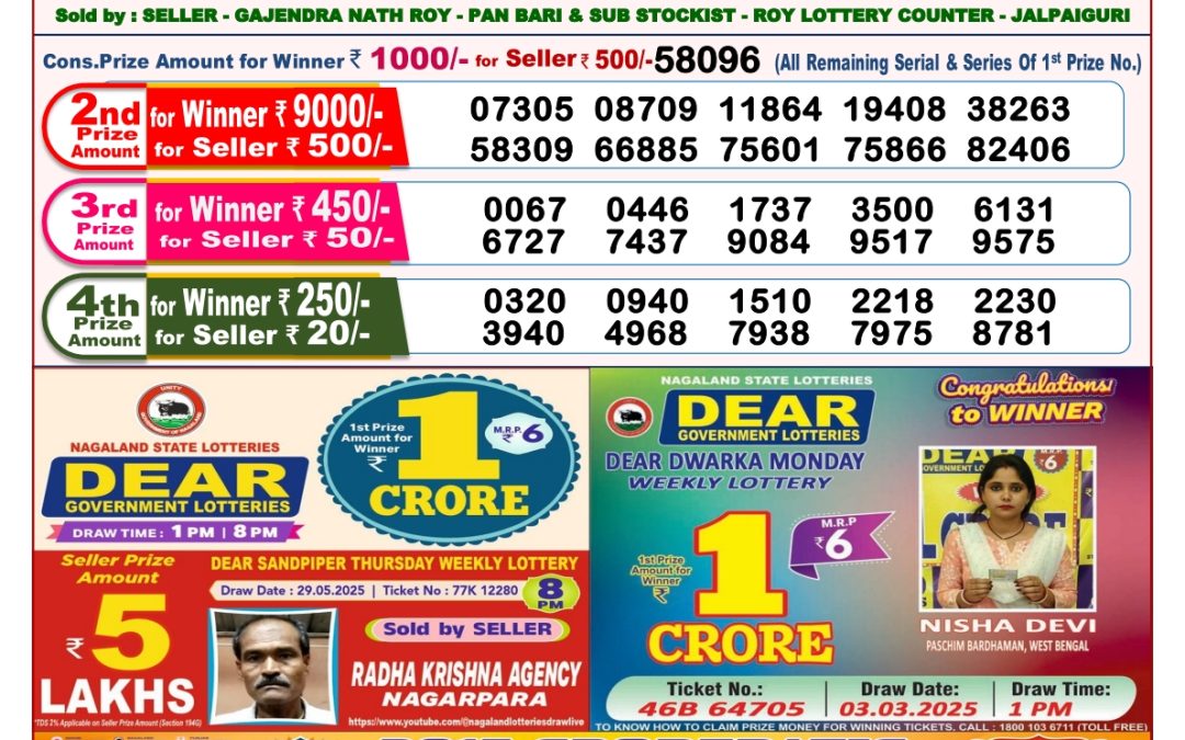 Lottery Sambad 11/06/25 8PM