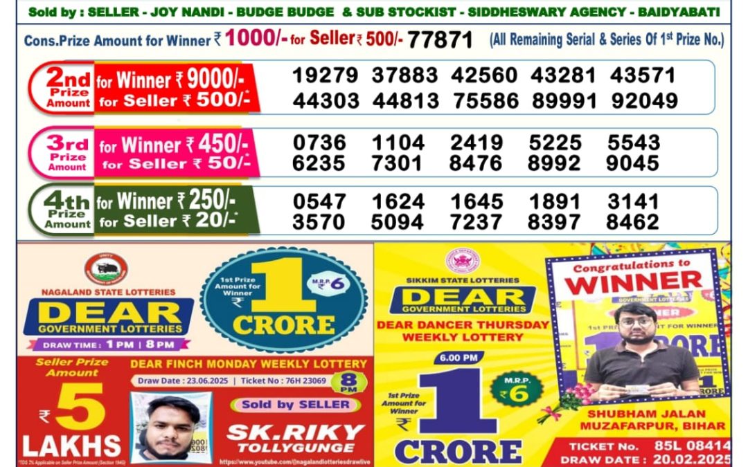 Lottery Sambad 05/07/25 6PM