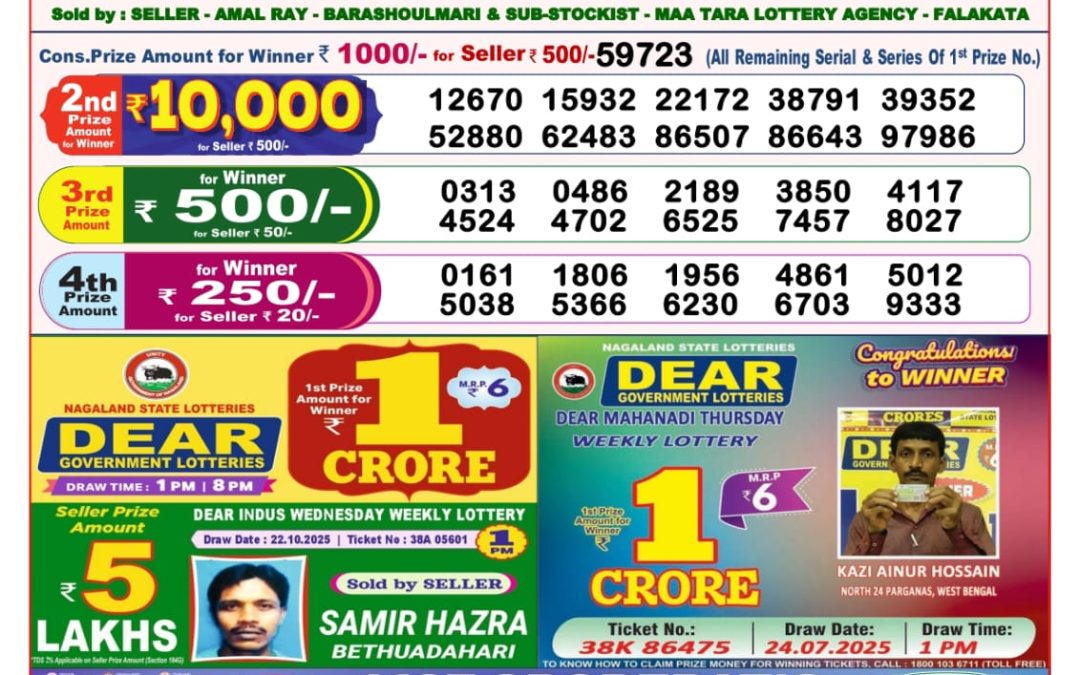 8 PM Lottery Sambad Result Today Live 04.11.25: Check Winning Numbers