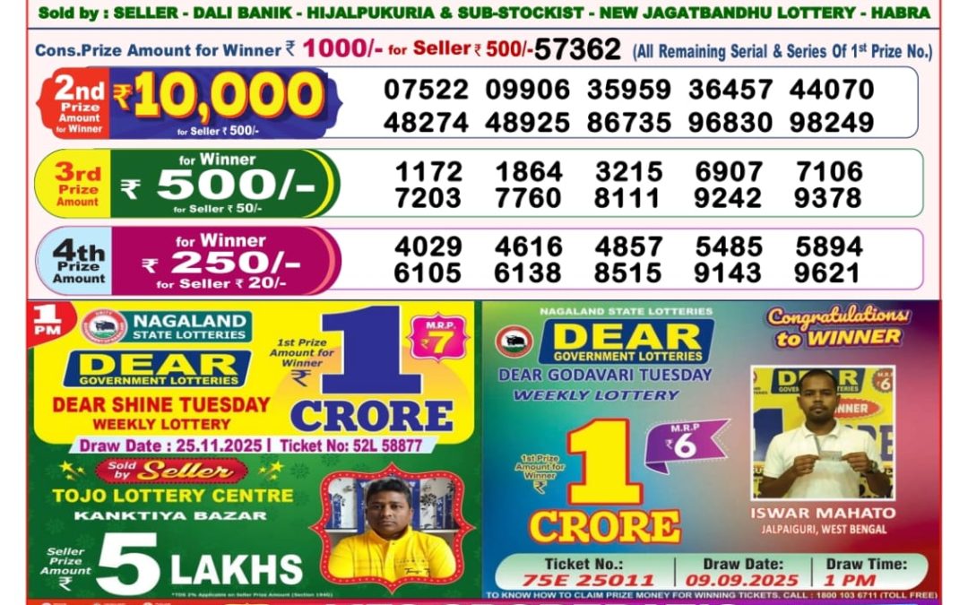 8 PM Lottery Sambad Result Today Live 28.11.25: Check Winning Numbers