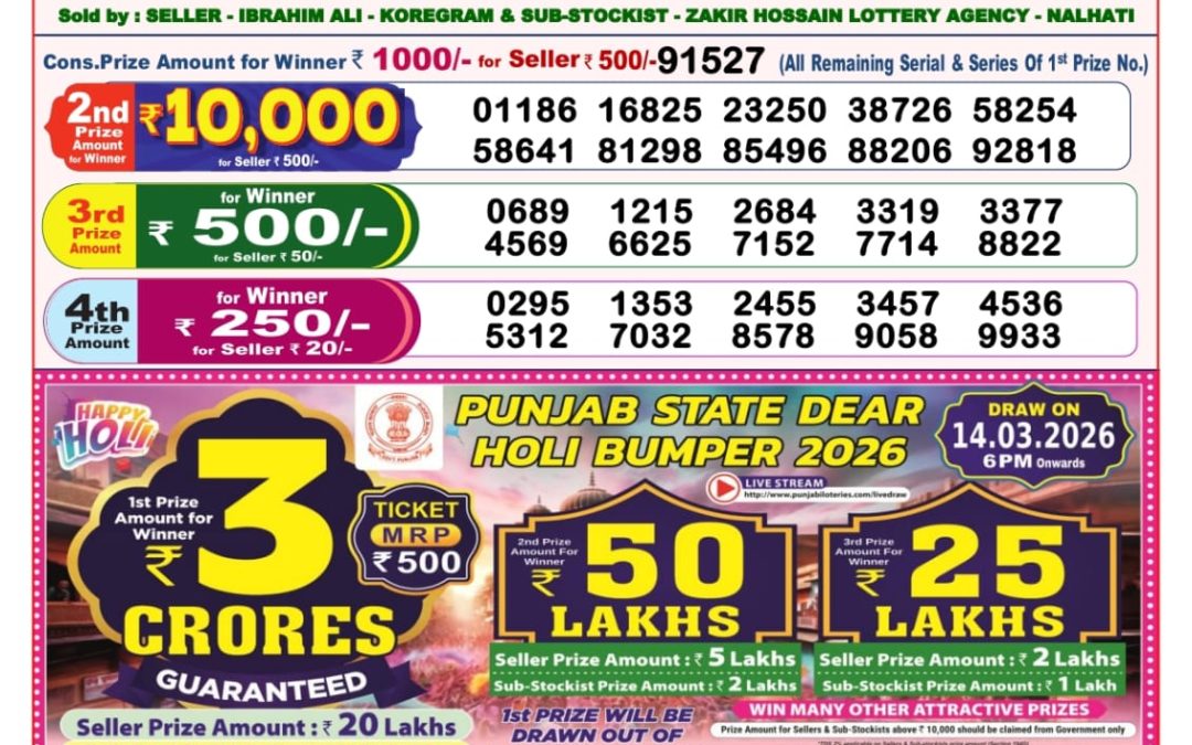 8 PM Lottery Sambad Result Today Live 05.03.26: Check Winning Numbers