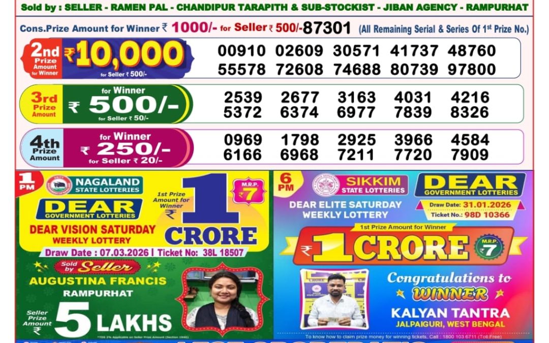 8 PM Lottery Sambad Result Today Live 08.03.26: Check Winning Numbers