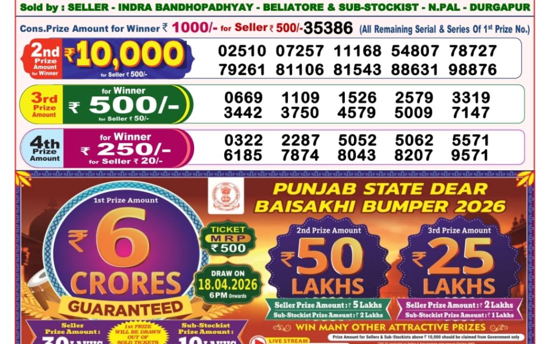 8 PM Lottery Sambad Result Today Live 26.03.26: Check Winning Numbers