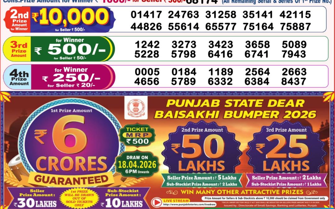 8 PM Lottery Sambad Result Today Live 16.04.26: Check Winning Numbers