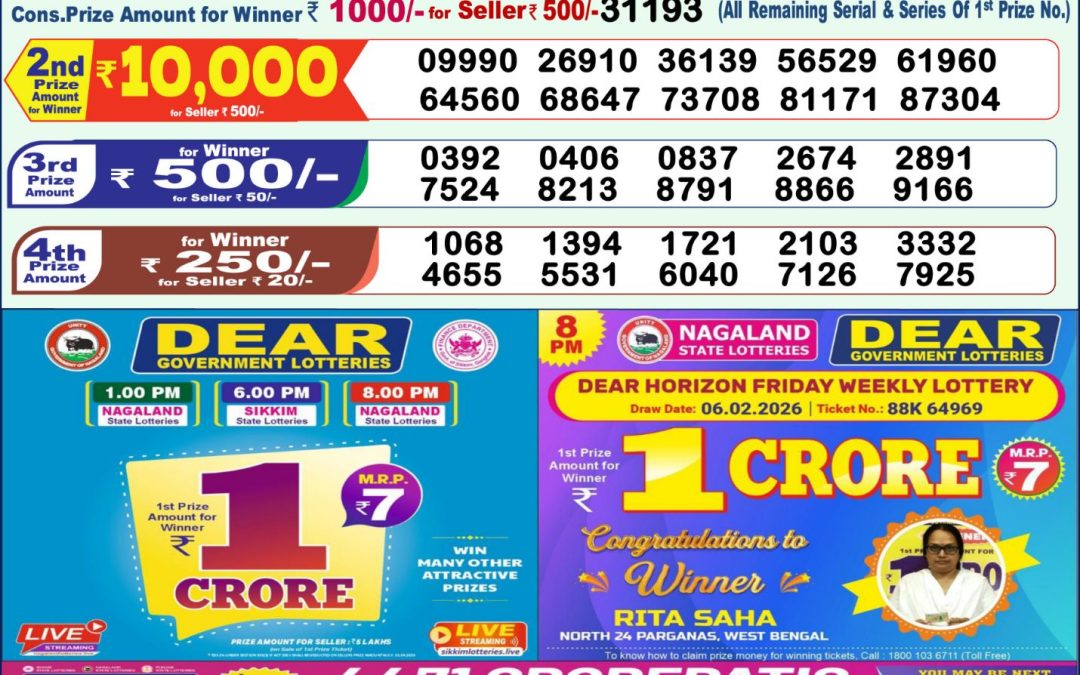 Lottery Sambad 1 PM Result Today 22.04.2026: Check Dear Morning Live Winner List PDF