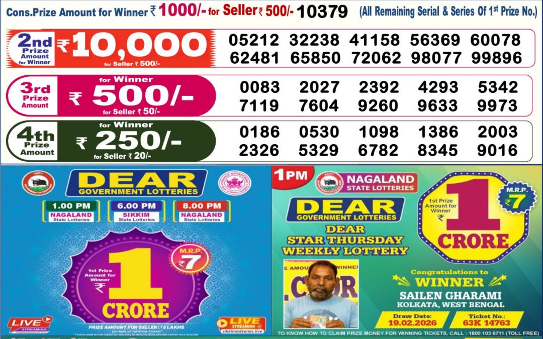 Dear Lottery Sambad Result 6 PM 05 May 2026: Download West Bengal Sambad Result