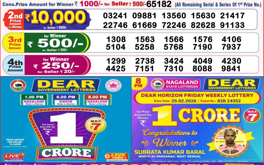 8 PM Lottery Sambad Result Today Live 16.05.26: Check Winning Numbers