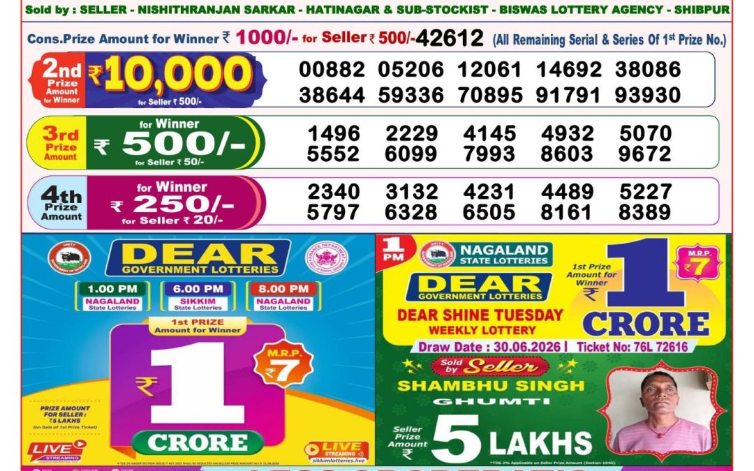 8 PM Lottery Sambad Result Today Live 02.07.26: Check Winning Numbers
