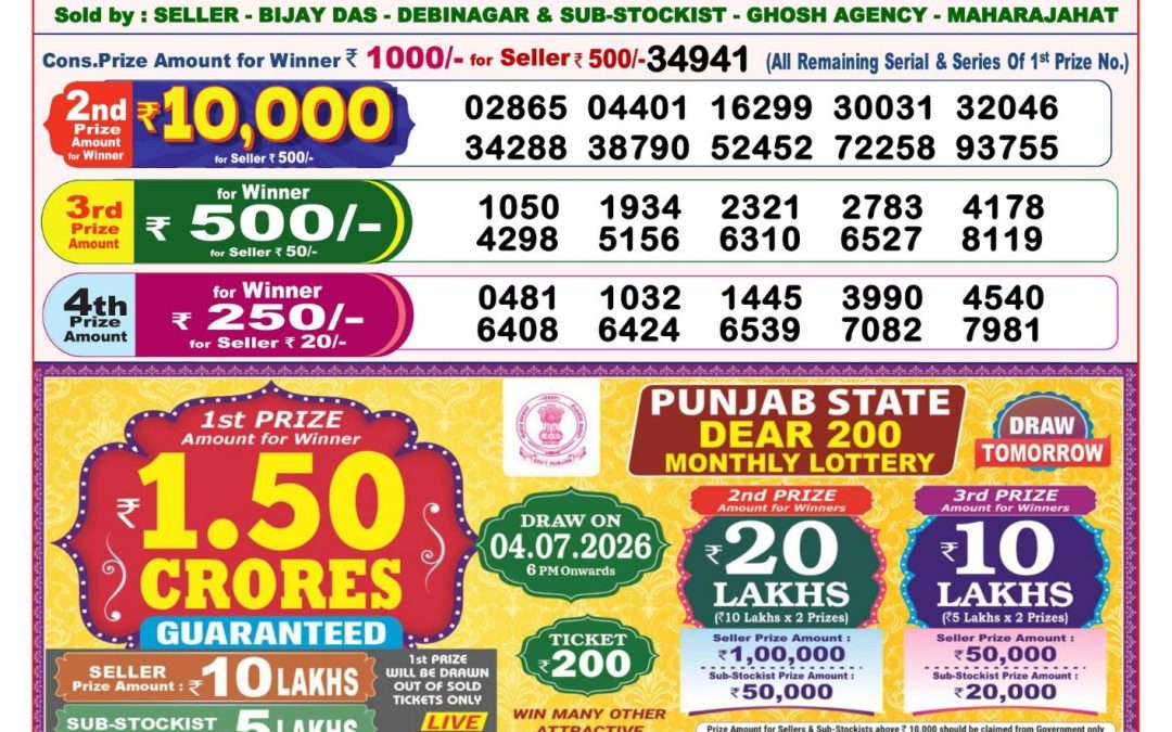 8 PM Lottery Sambad Result Today Live 03.07.26: Check Winning Numbers