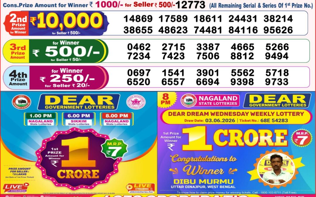 8 PM Lottery Sambad Result Today Live 08.08.26: Check Winning Numbers